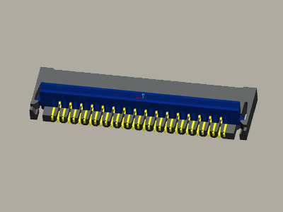 FPC 連接器 0.3P 1.0 H(前掀下接式）