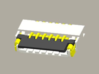 FPC連接器  0.5P 1.0H(前掀下接式）